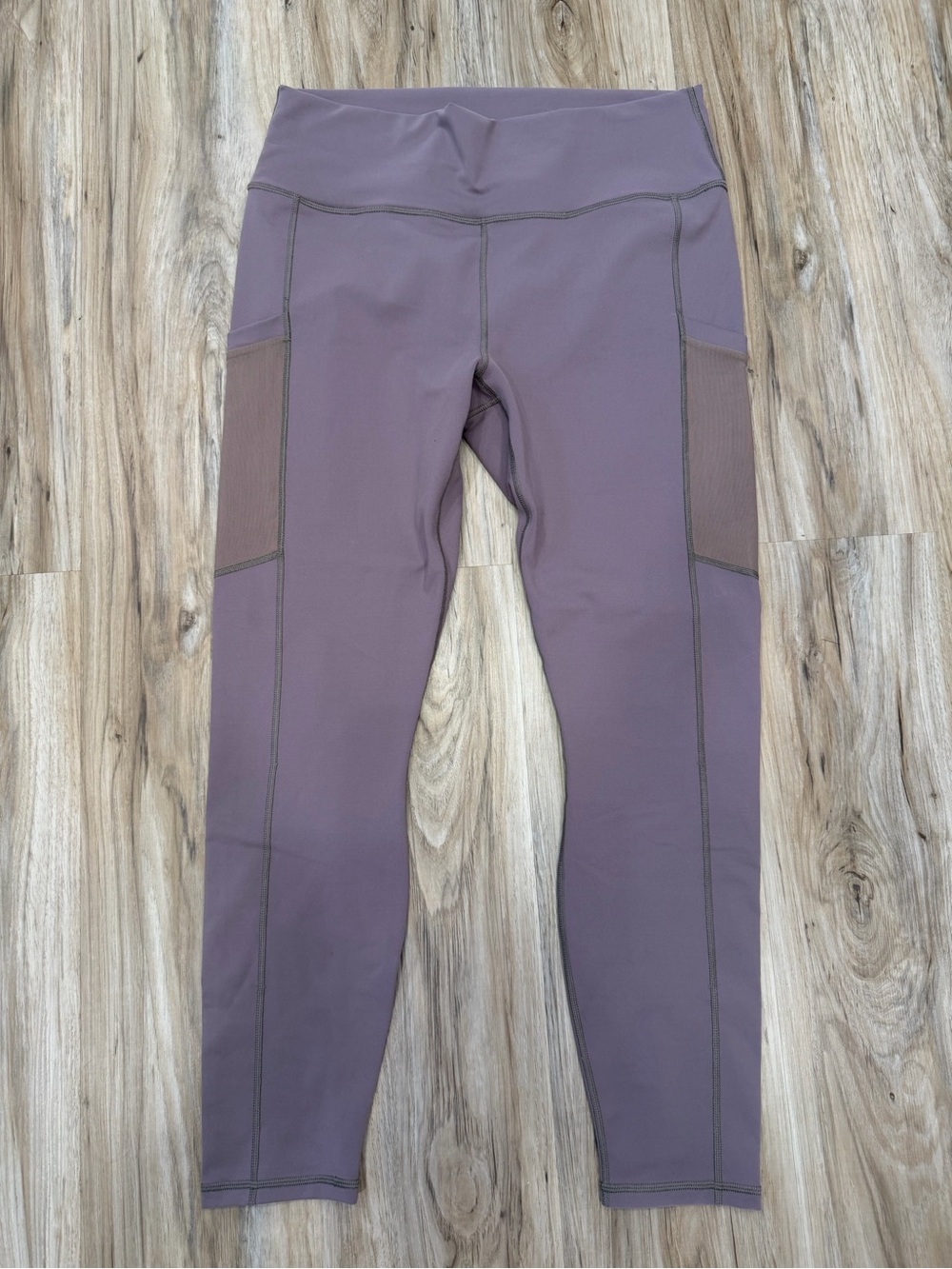 Fabletics Mauve High-Rise Leggings with Side Pockets SZ XL